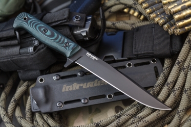 Тактический нож Kizlyar Supreme Intruder 440C Black Titanium